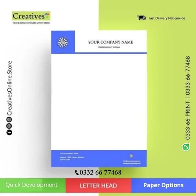 Letterhead Print