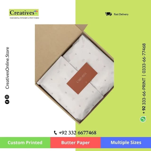 Wrapping Sheet Custom Printed